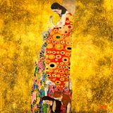 Gustav Klimt Hope II - Restored